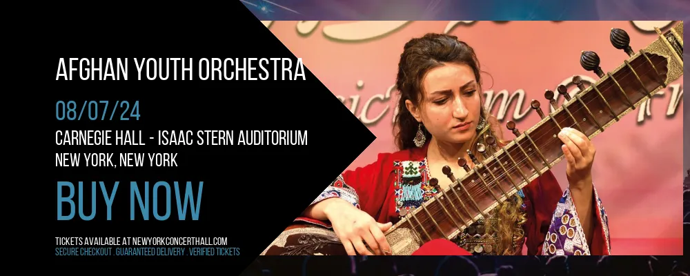 Afghan Youth Orchestra at Carnegie Hall - Isaac Stern Auditorium